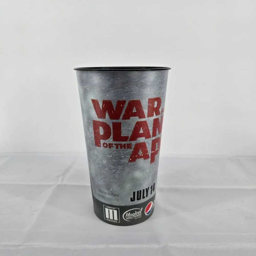 War for the Planet of the Apes‎ Marcus Theatres Movie Souvenir Cup Caesar Pepsi